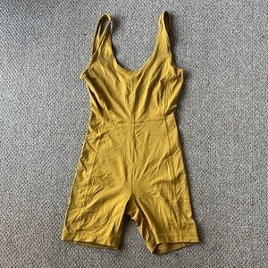 lululemon athletica Mustard Biketard
